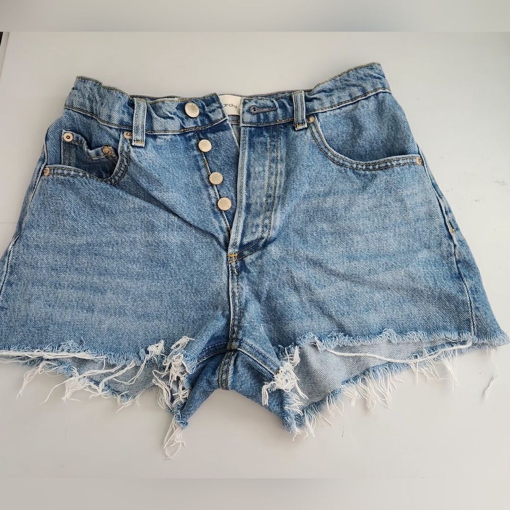 Triarchy Women's Denim High Rise Shorts